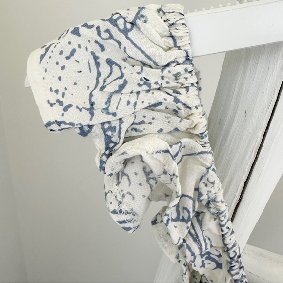 Raviya Women's Blue and White Off-The-Shoulder Maxi Dress Swim Cover-Up - Picture 8 of 14